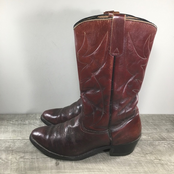 Vintage Chippewa Men’s Leather Wellington Western Cowboy Biker Soft Toe Boots 9 - Picture 6 of 11